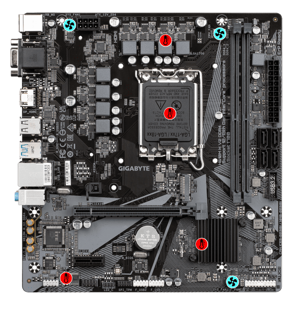 Mainboard Gigabyte H M H Ddr V Ch Nh H Ng Gi R Gearshop